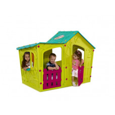 Детский игровой домик «Волшебная вилла» (зелено-бирюзовый)