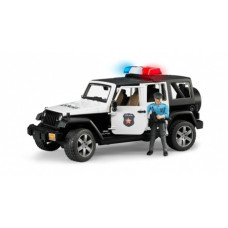 Bruder Внедорожник Jeep Wrangler Unlimited Rubicon Полиция с фигуркой 02-526