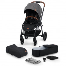 Коляска 2в1 Kinderkraft EVOLUTION COCOON Platinum Grey