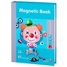 Magnetic Book TAV033 Развивающая игра "Гримёрка веселья", 79 деталей