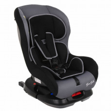 Автокресло группы 0+/1 (0-18кг) Bambola Bambino Isofix серый/черный