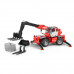 Bruder Погрузчик колесный Manitou MRT 2150 с телескопическим ковшом