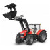 Трактор Bruder Massey Ferguson 7600 с погрузчиком