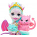 Enchantimals Royals Семья Драконов с куклой Дина Дракон Deanna & Dragon Family