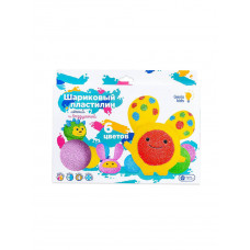 Набор для детской лепки «Шариковый пластилин 6 цветов» - GENIO KIDS