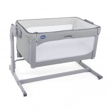 Кроватка-манеж Next2Me Magic Cool Grey 0м+ Chicco