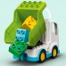 Lego Duplo Town Мусоровоз и контейнеры для раздельного сбора мусора 10945