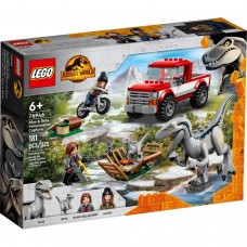 Lego Jurassic World Блу и поимка велоцираптора 76946