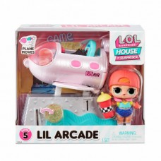 Лол набор Кукла с мебелью Самолет Lol Surprise House of Lil Arcade