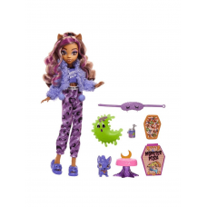 Кукла Monster High Клодин Вульф Пижамная вечеринка с питомцем