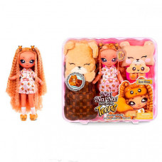 Na Na Na Surprise Teens Slumber Party Lara Vonn Teddy Bear Пижамная вечеринка Лары Вонн